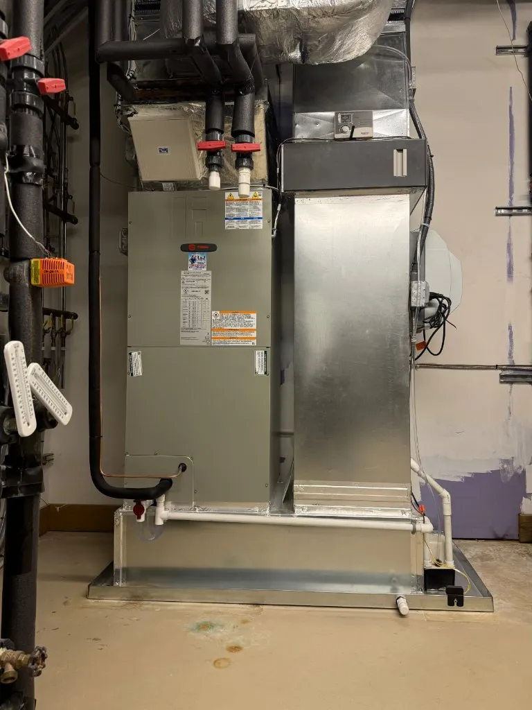 After — Central Air Replacement